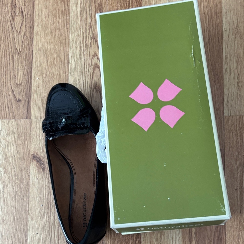Naturalizer Black Patent Leather Loafers